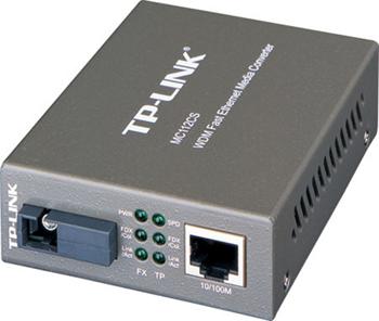 Media konvertor / převodník TP-LINK, WDM, MC112CS, 100 Mbps, SM, SC, 20km, 1310nm