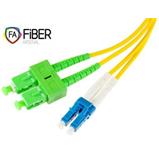 Optický patchcord, 9/125, SC/APC-LC/PC, SM, duplex, 1m
