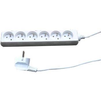 Prodlužovací kabel 230V/5m - 6 zásuvek