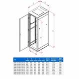 RACK Triton , 19", 15U, 600x600mm, stojanový - RMA-15-A66-CAX-A1