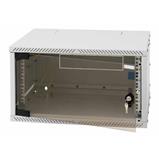 Rack Triton 19" 4U/400mm, FLAT-PACK (rozložený), prosklené dveře, šedý